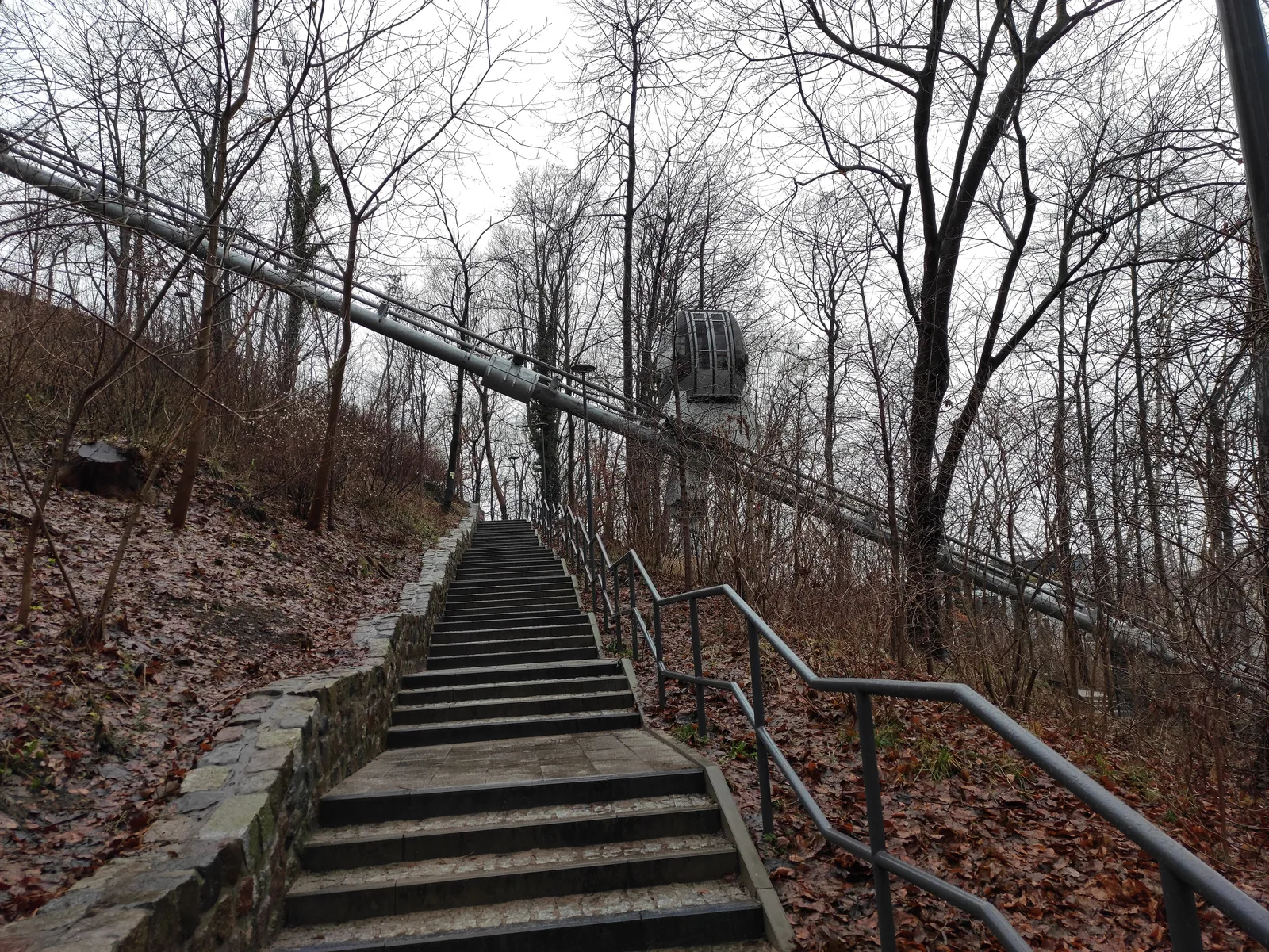 lanovka, Kolejka na Kamienna Górę, Gdynia, Pomořské vojvodství, Polsko