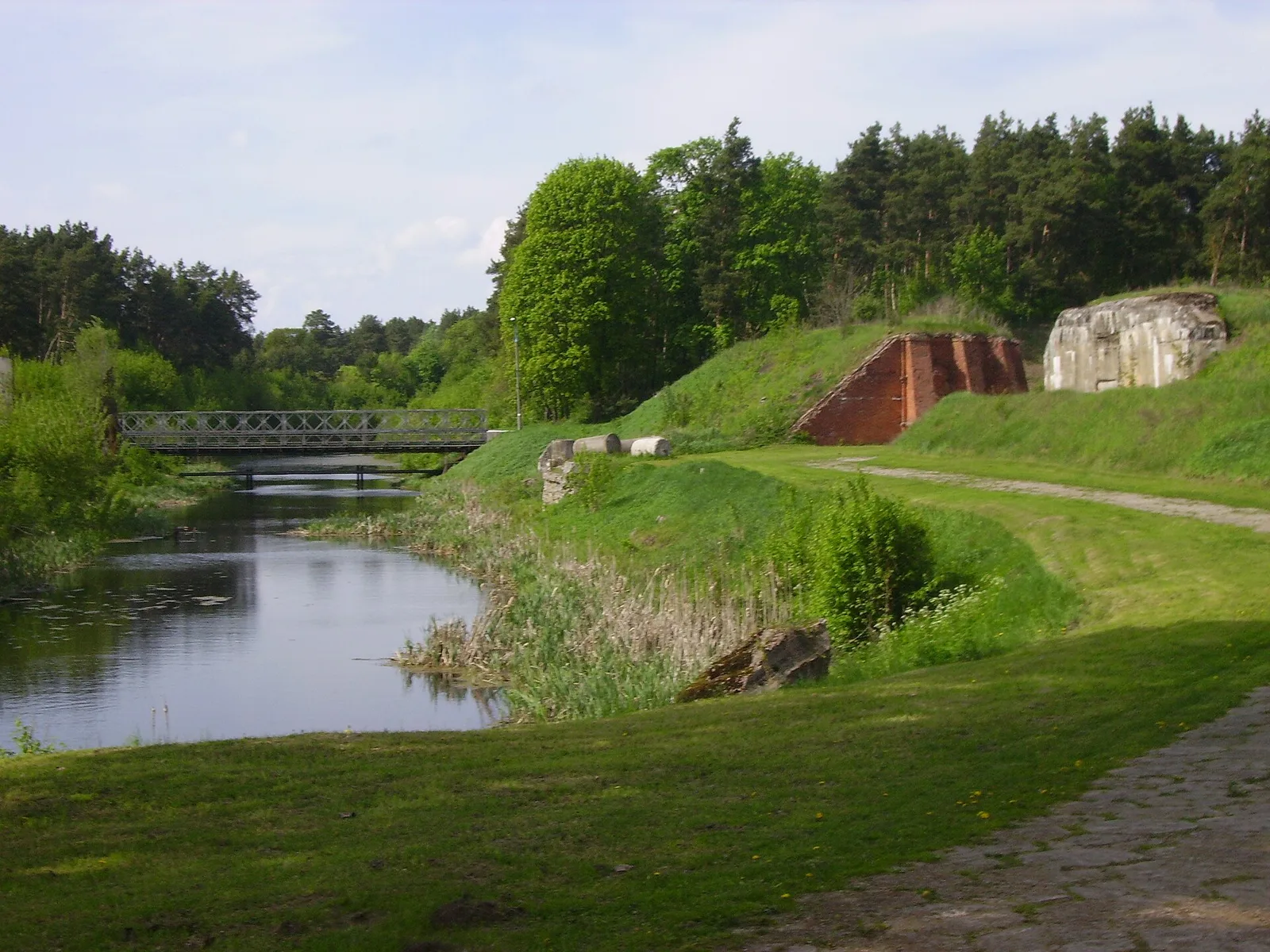 Osowiec Fortress. Moat