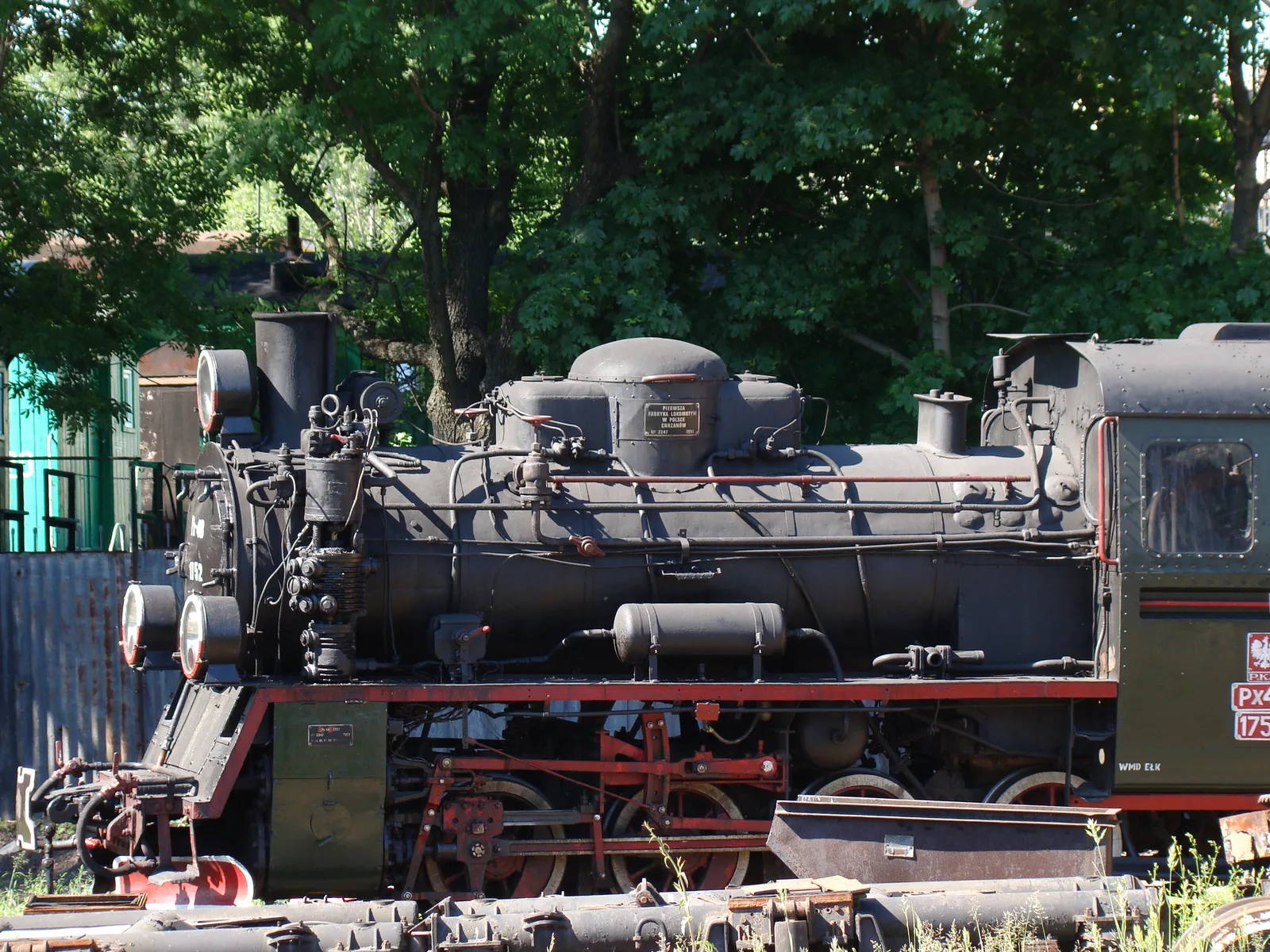 Zabytkowy parowóz Px 48