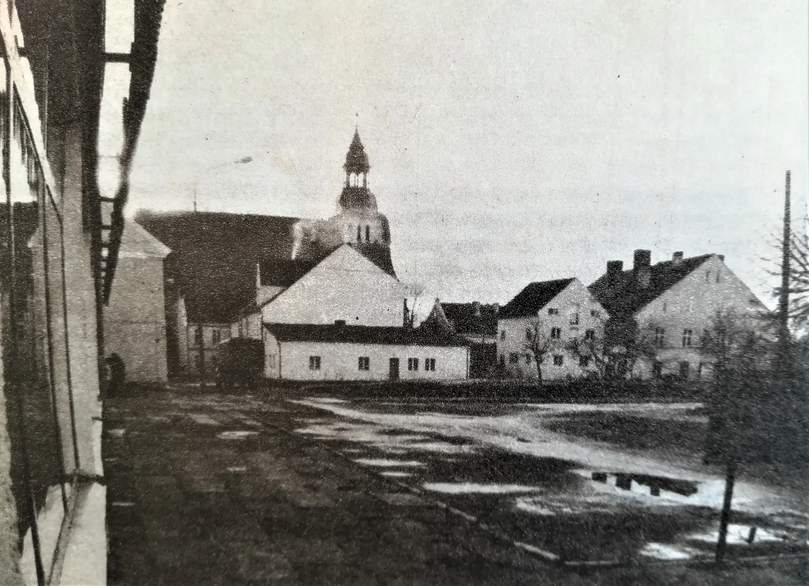 Widok z Bisztynka z 1987 r.