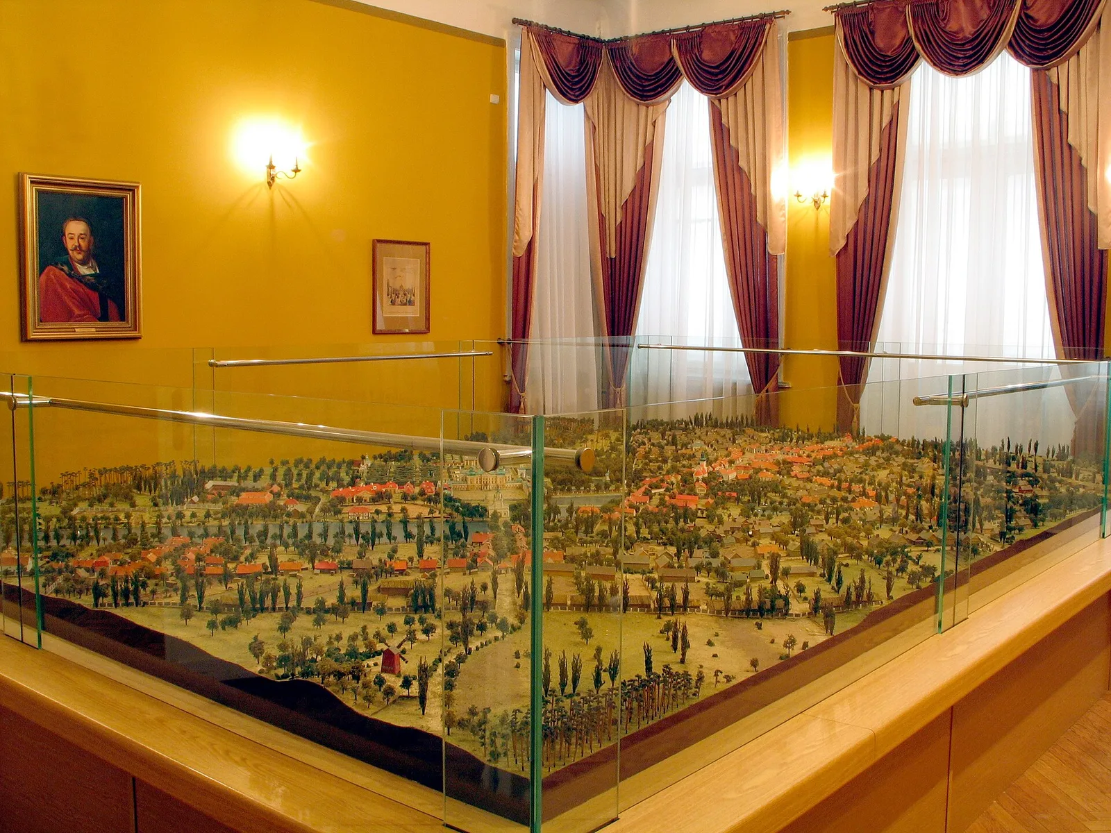 Muzeum Historyczne w Białymstoku – makieta ukazująca miasto u schyłku XVIII w.