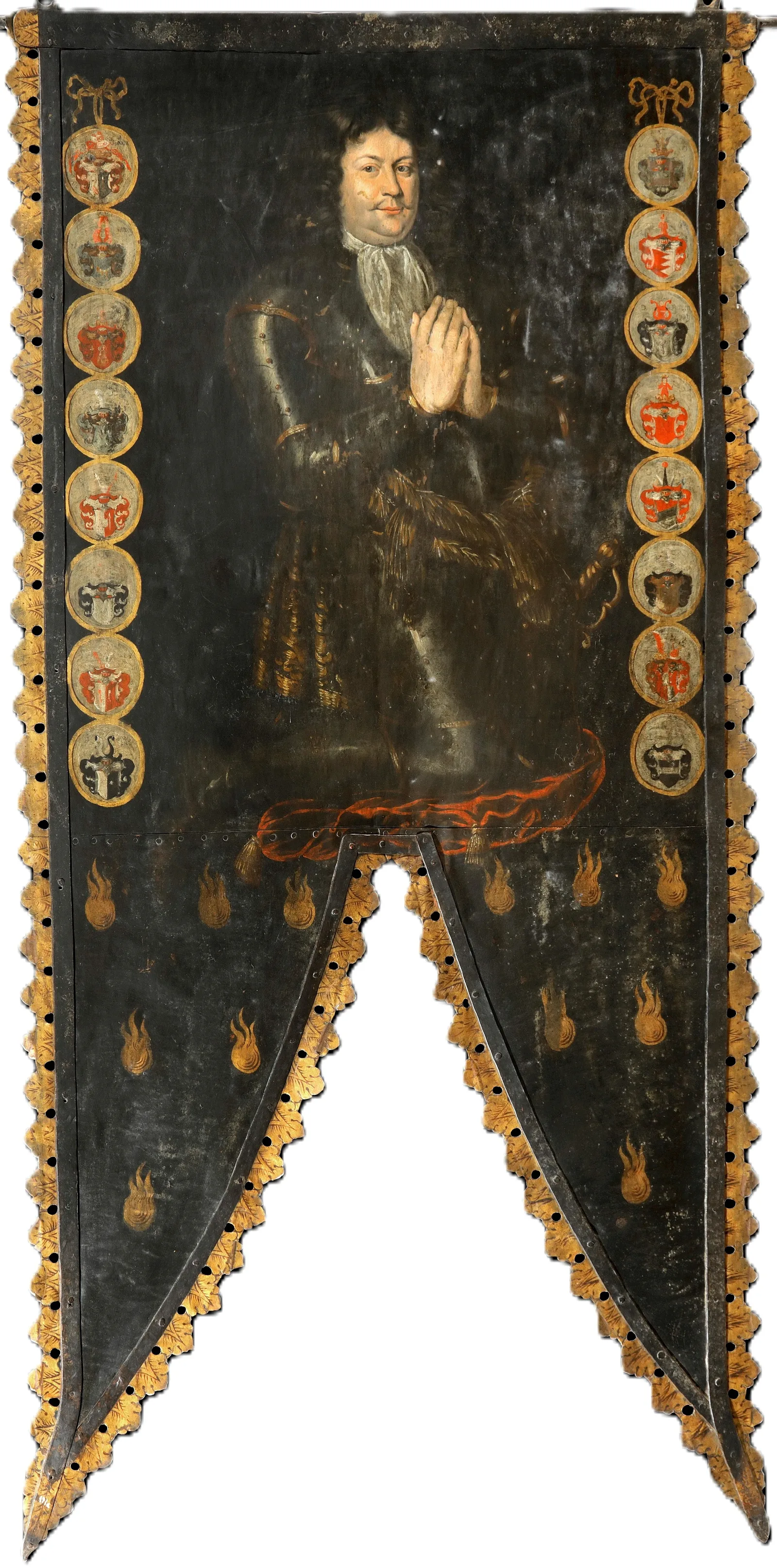 Choragiew nagrobna Fryderyka von der Groeben. Muzeum im. Wojciecha Kętrzyńskiego, Kętrzyn