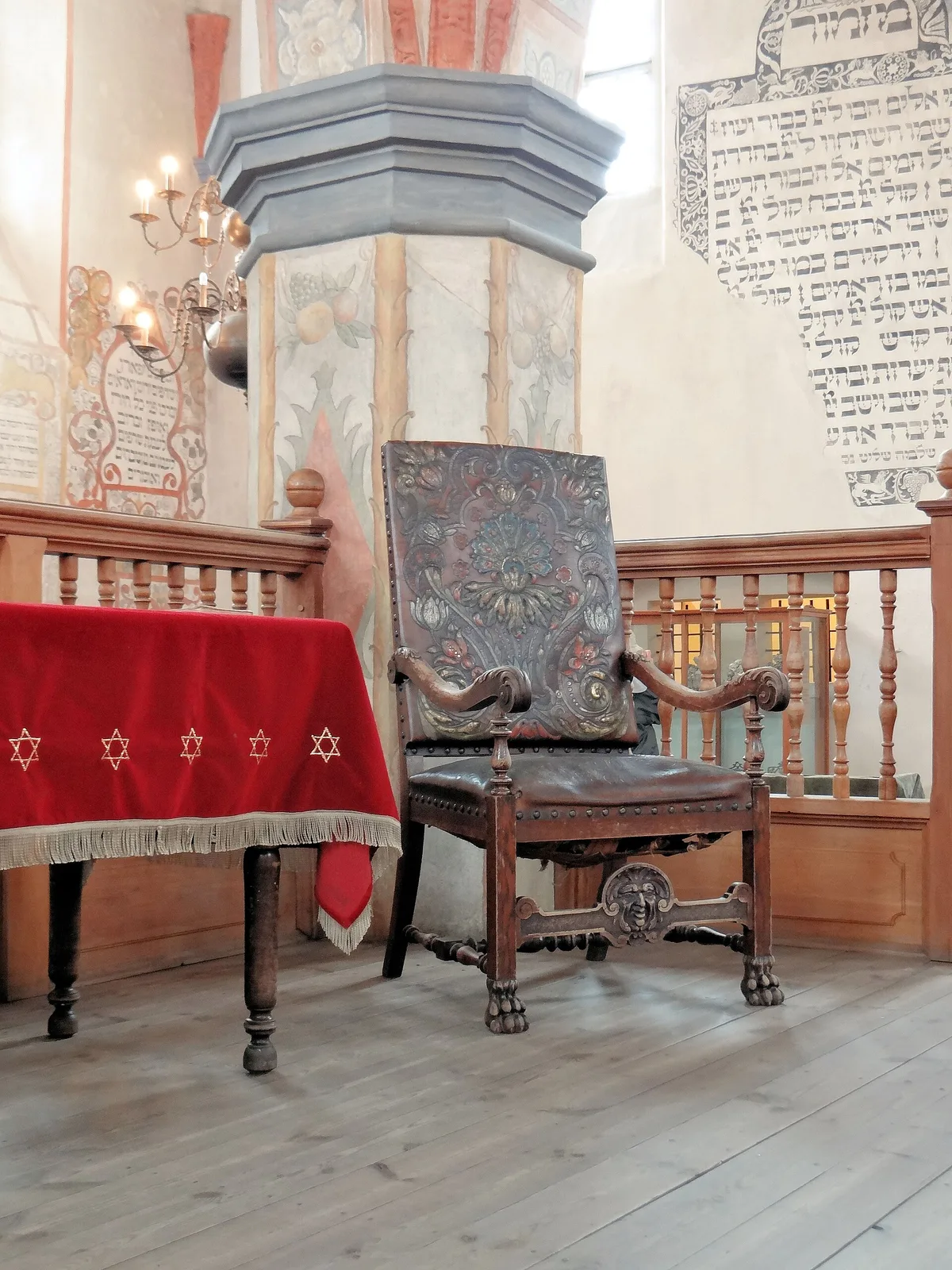 Interior of the Great Synagogue in Tykocin (museum)