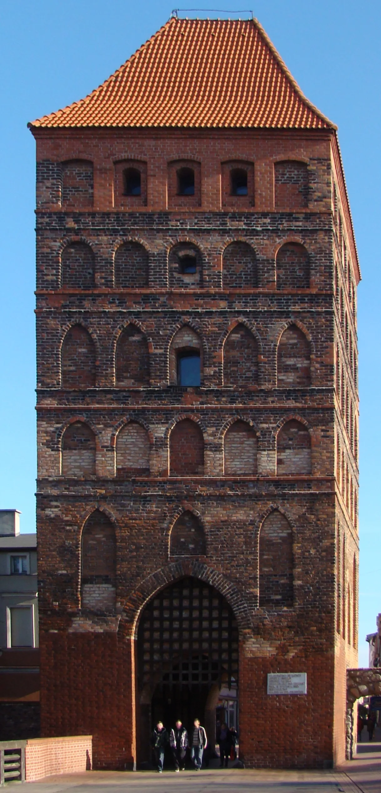 Czluchowska's Gate in Chojnice (front side)