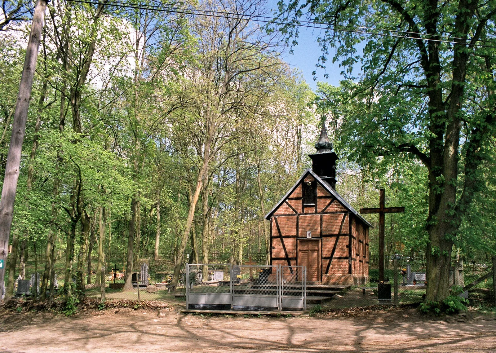 Toruń-Barbarka, Poland , chapel of St. Barbara and cemetery