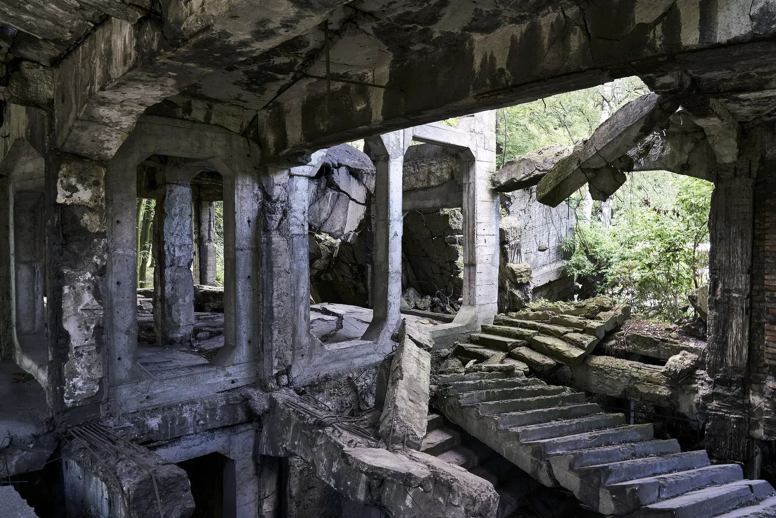 Westerplatte barracks basement
