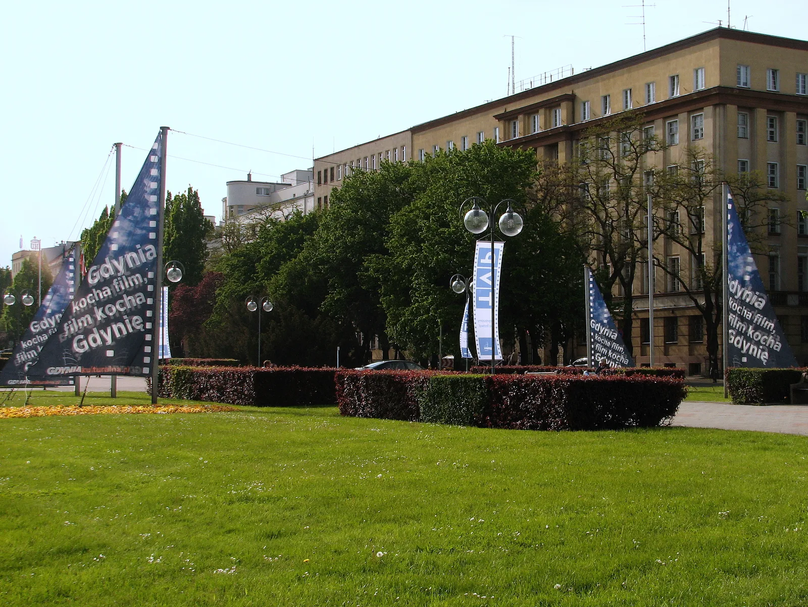 Skwer Tadeusza Kościuszki during XXXV Polish Film Festival in Gdynia 2010.