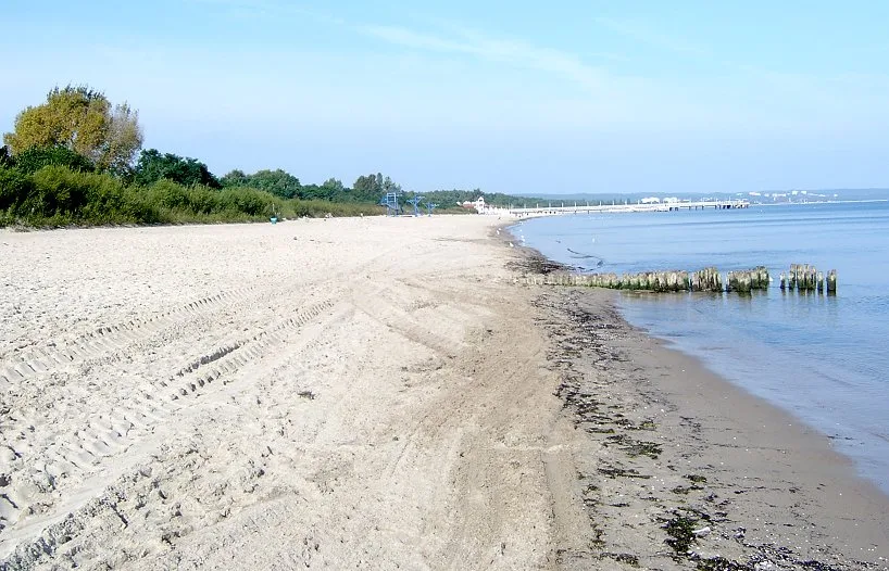 A beach in Gdansk-Brzezno (Poland)