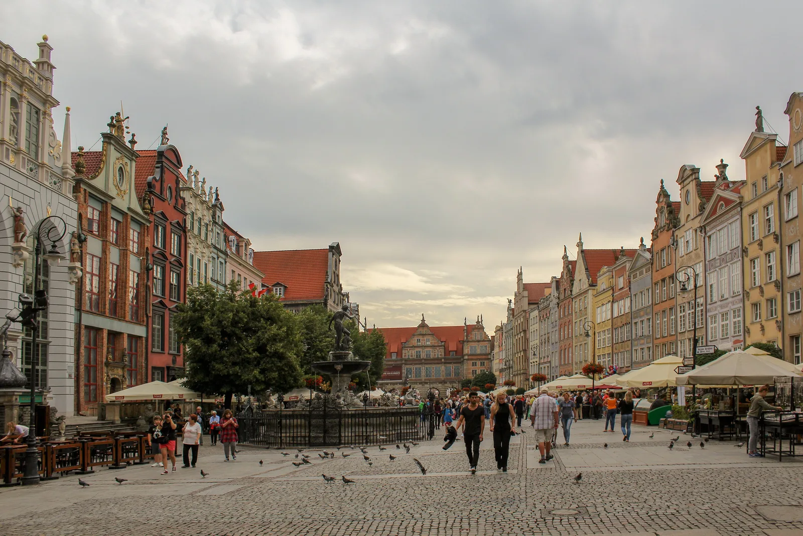 Długi Targ Square in Gdańsk, 2016