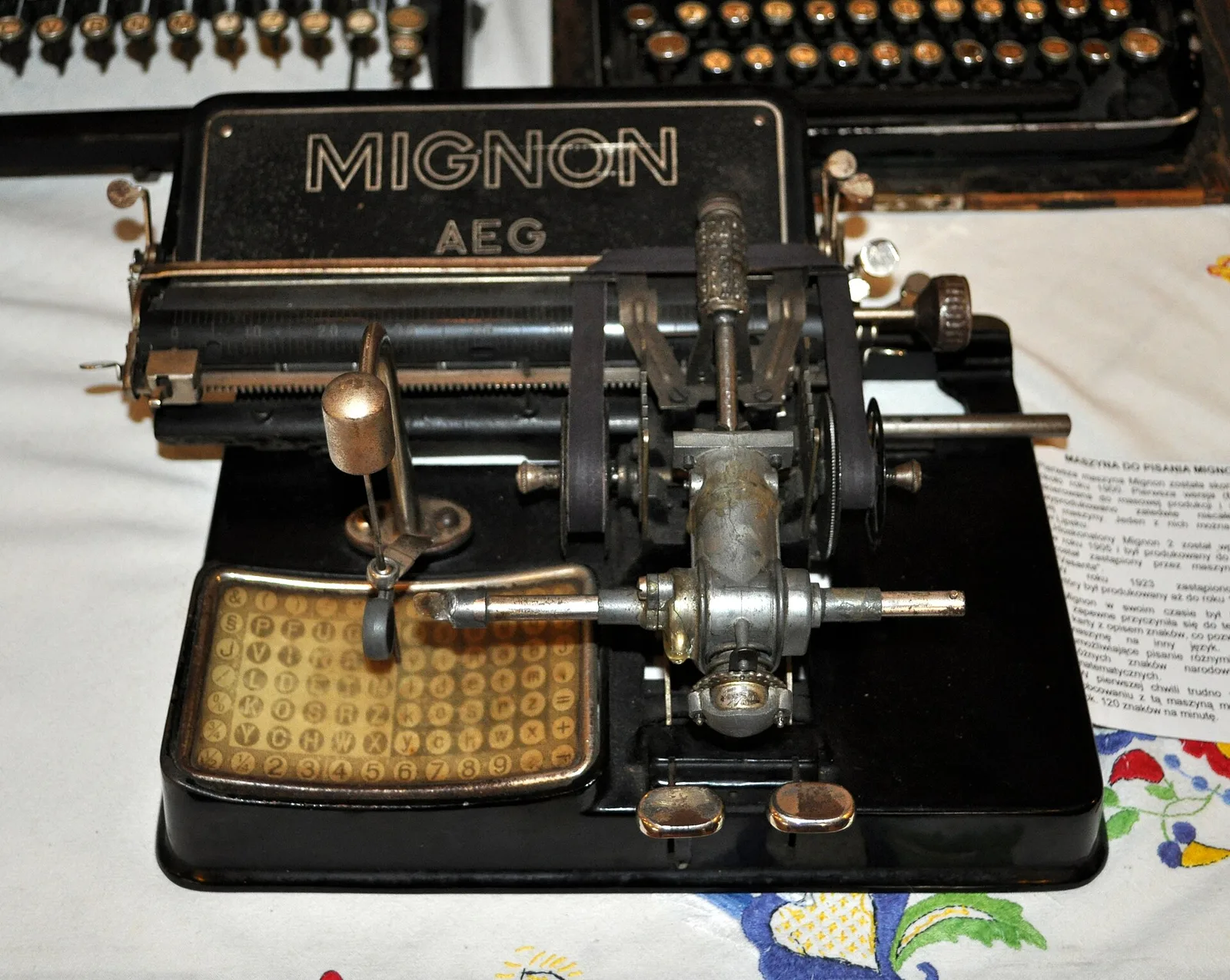 Typewriter in Muzeum Ziemii Usteckiej in Ustka