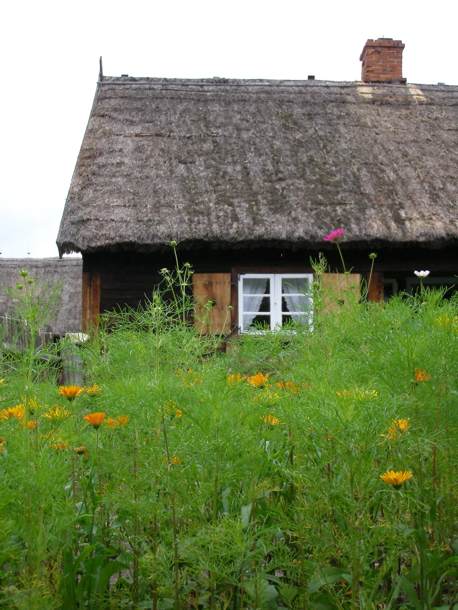 Wdzydze Kiszewskie - Kashubian Ethnographic Park - mennonite house from 1870s, originally located in Pogódki
