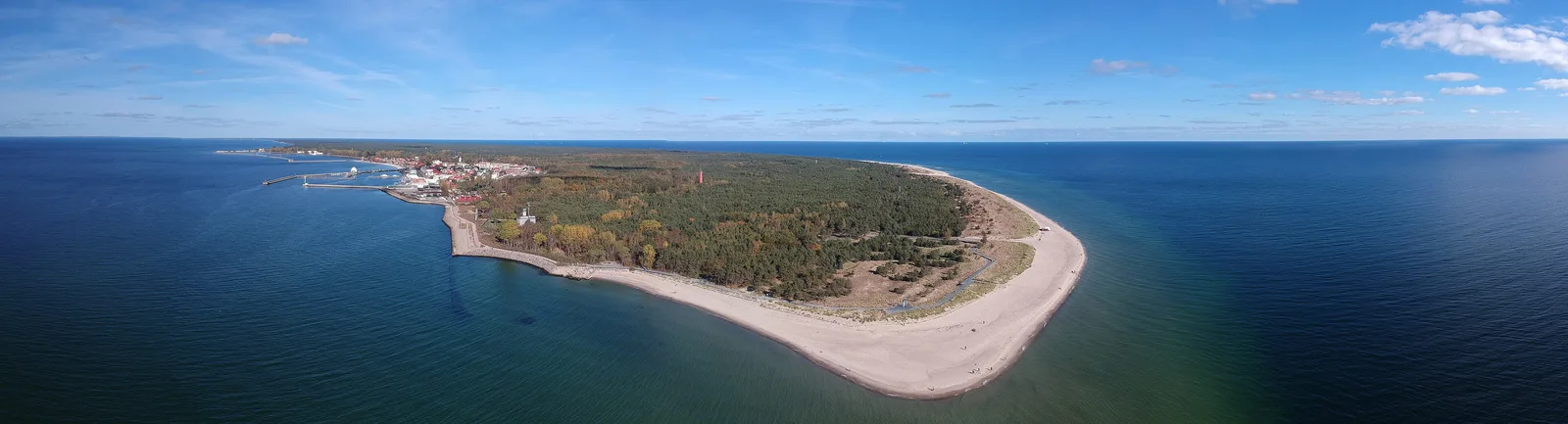 View at the headland of Hel Peninsula