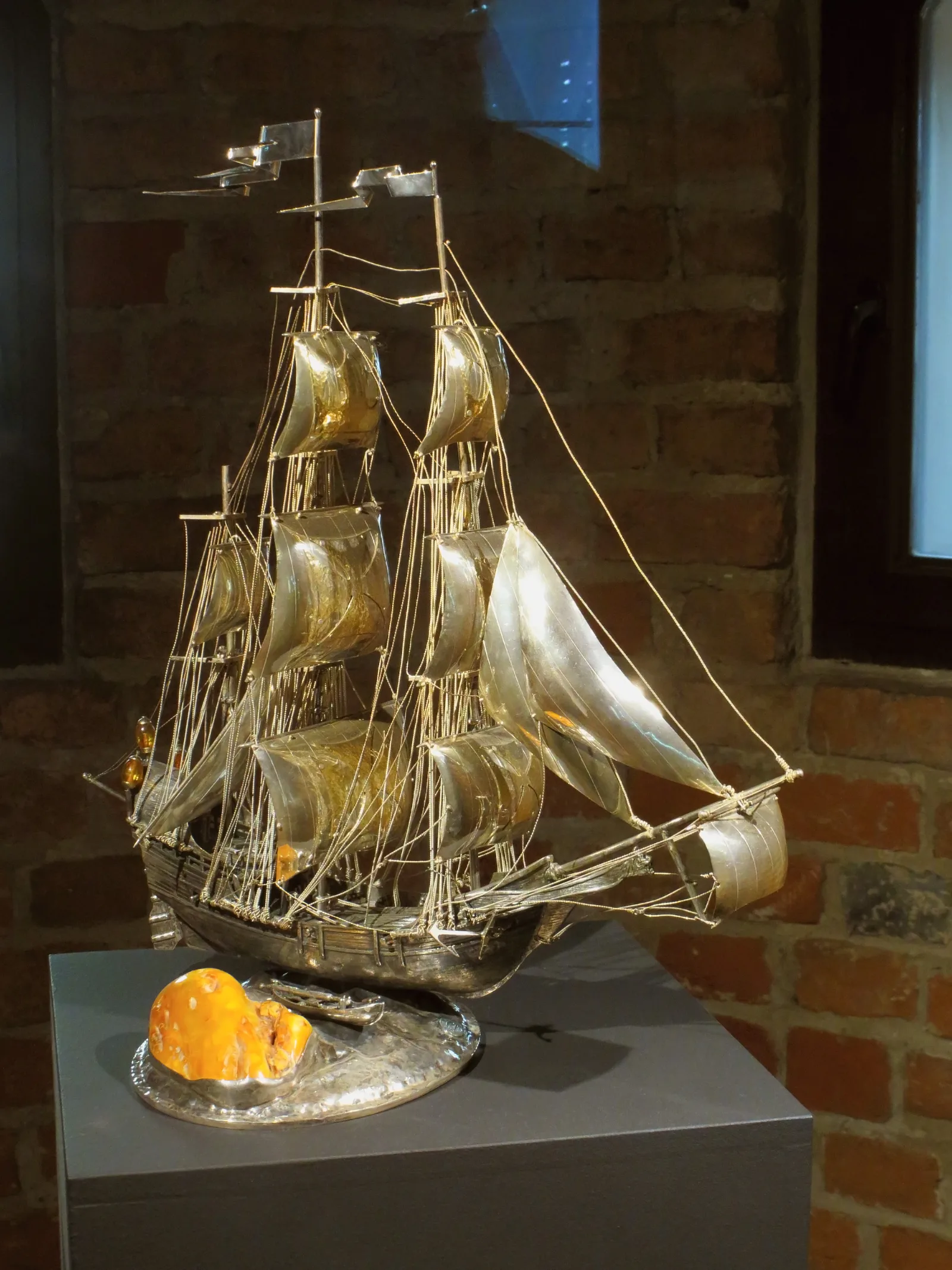 Collections in the Amber Museum in Gdańsk.