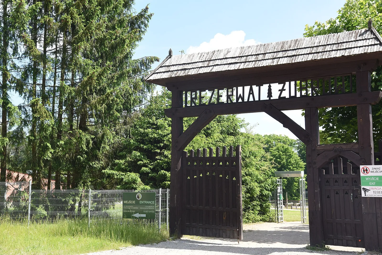 Rezerwat Pokazowy Żubrów w Białowieży