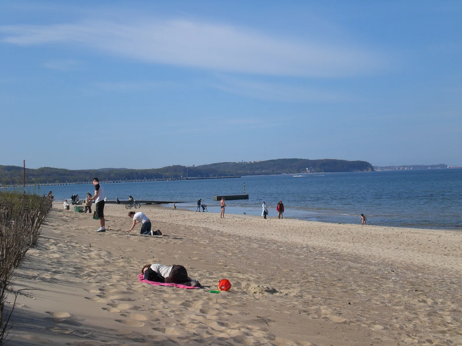 Karlikowo beach in Sopot, Poland
