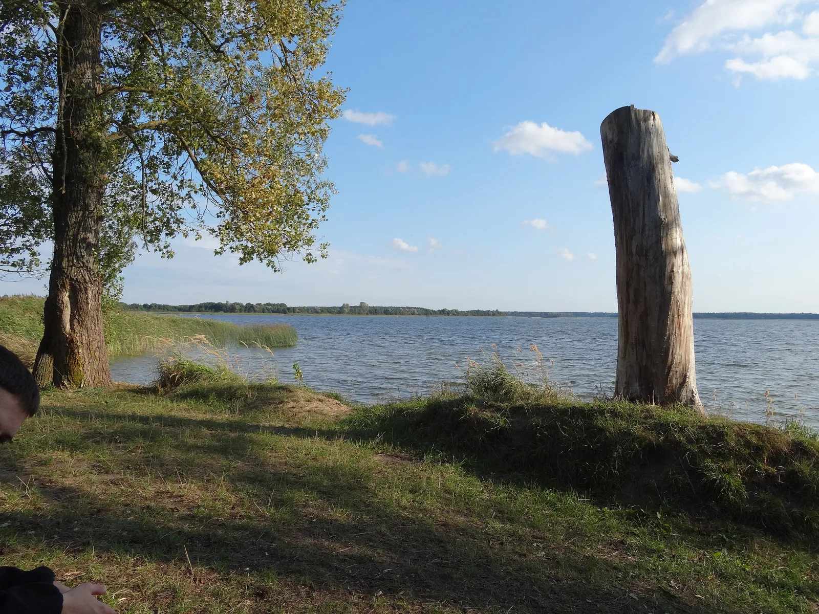 Szeroki Ostrów - wyspa na jeziorze Śniardwy .
