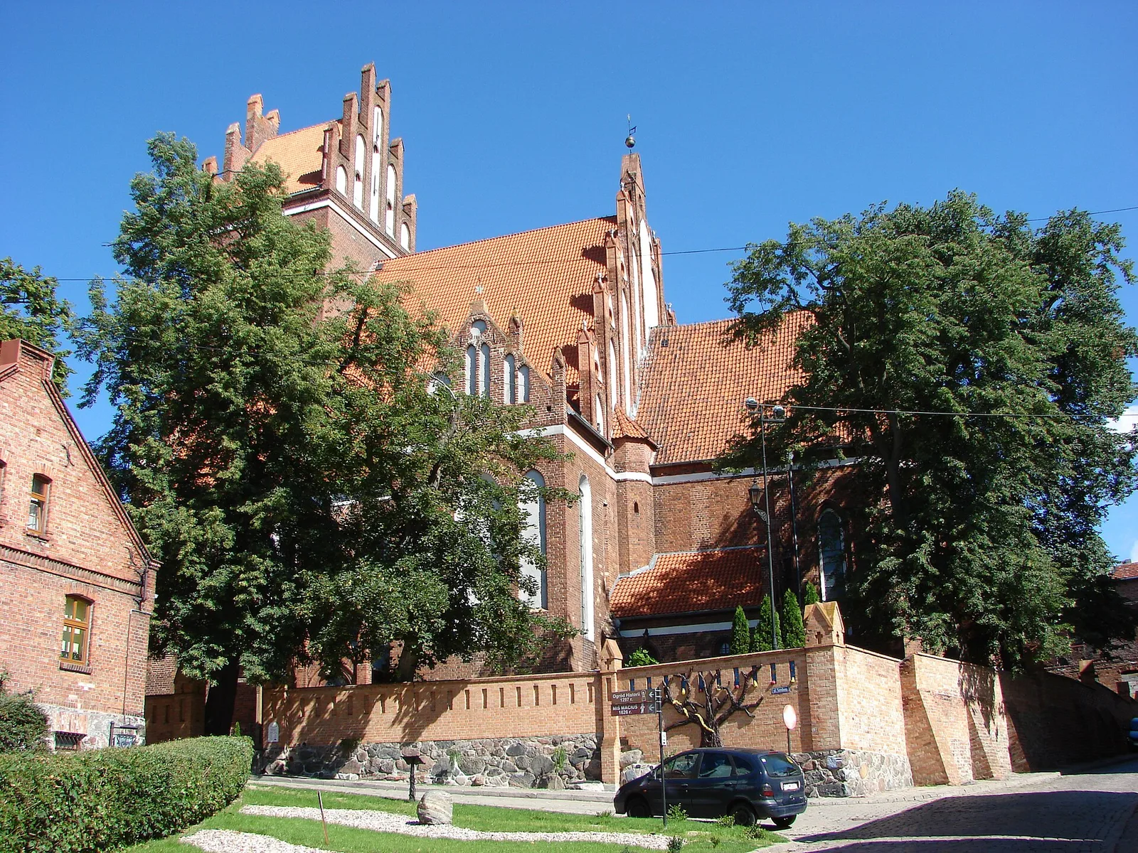Gniew, Poland. Church of St. Nicholas. XIV century.