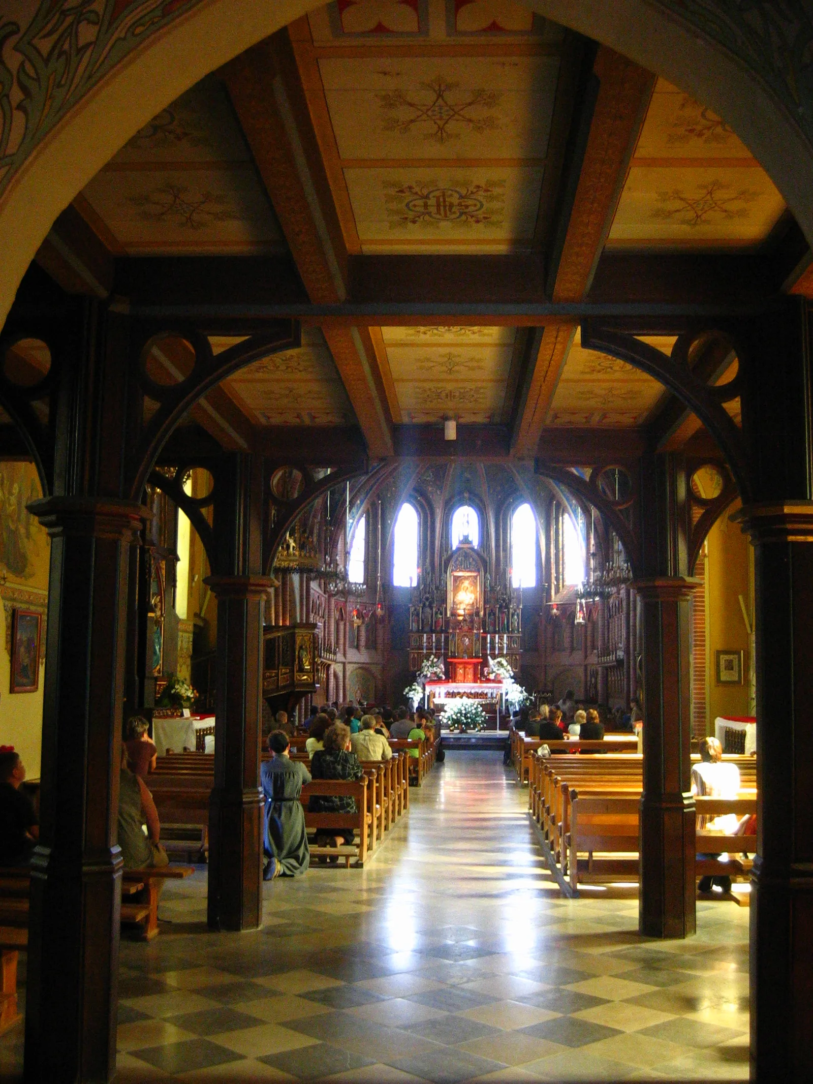 Church in Gietrzwałd, Poland
