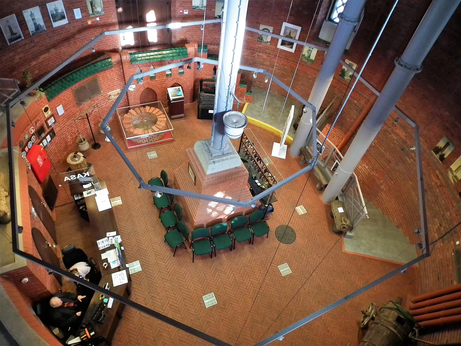 Wieża ciśnień w Bydgoszczy - Muzeum Wodociągów. Wnętrza.