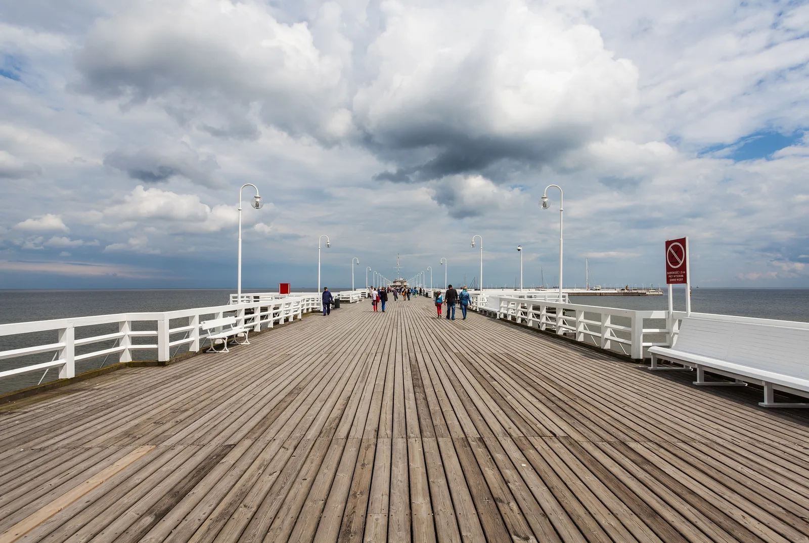 Promenade pier of Sopot, Poland