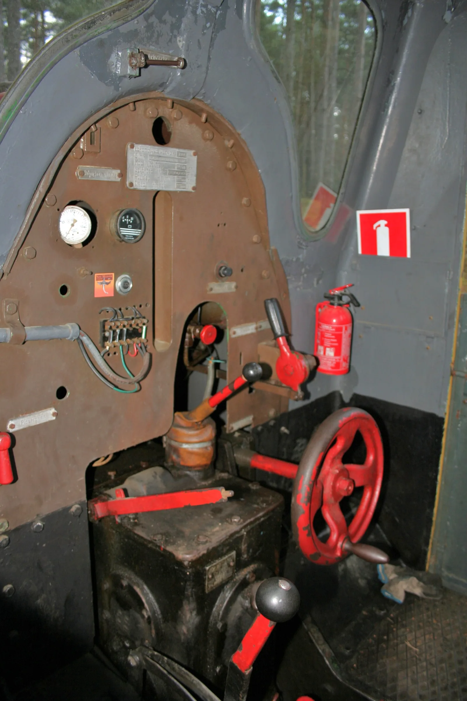 Narrow gauge railway in Museum of Coastal Defence.