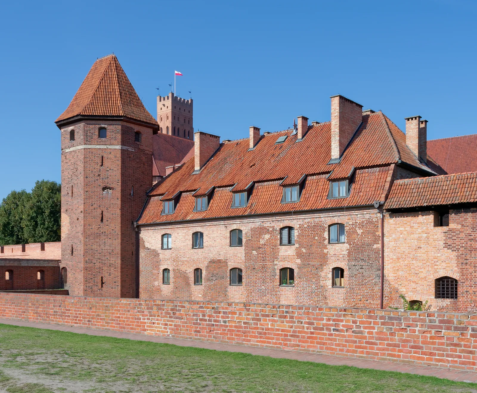 Eastern side of Malbork Castle