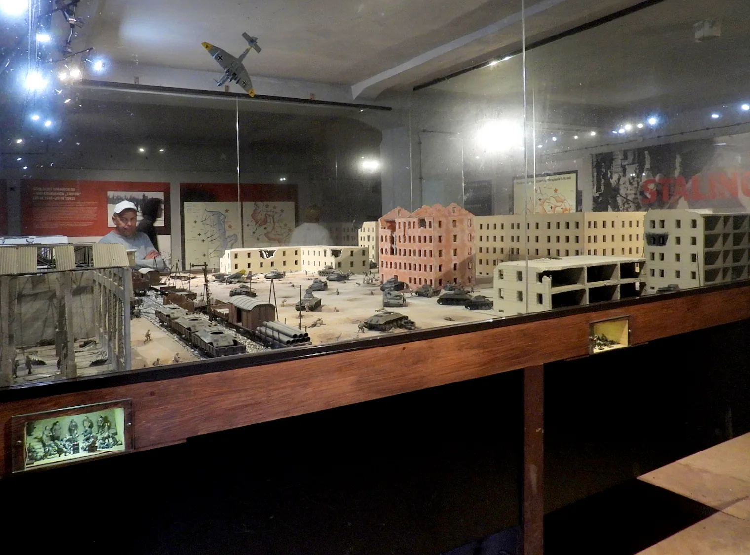 Mamerki. Muzeum II wojny światowej. Makieta Bitwy o Stalingrad
