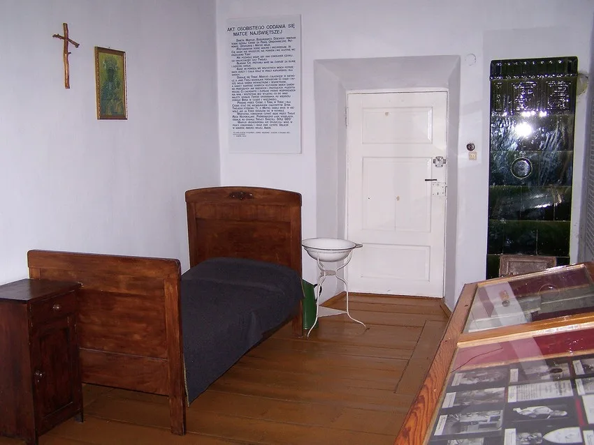 Zimmer von Kardinal Stefan Wyszyński in Stoczek Klasztorny