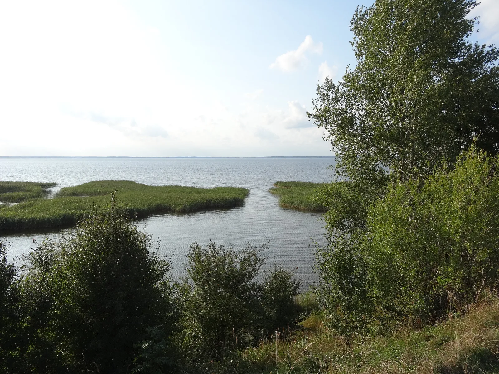Szeroki Ostrów - wyspa na jeziorze Śniardwy .