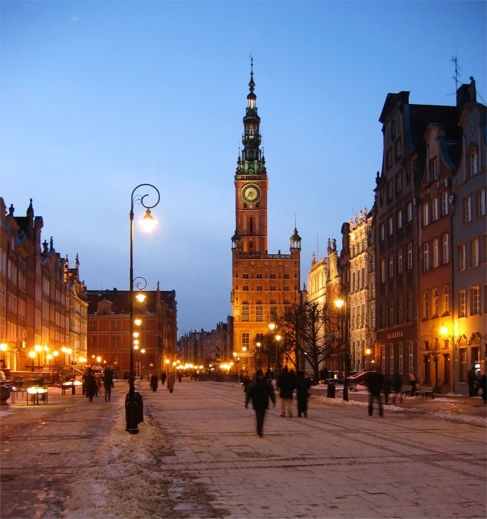 Long Market Square in the Main Town of Gdańsk.