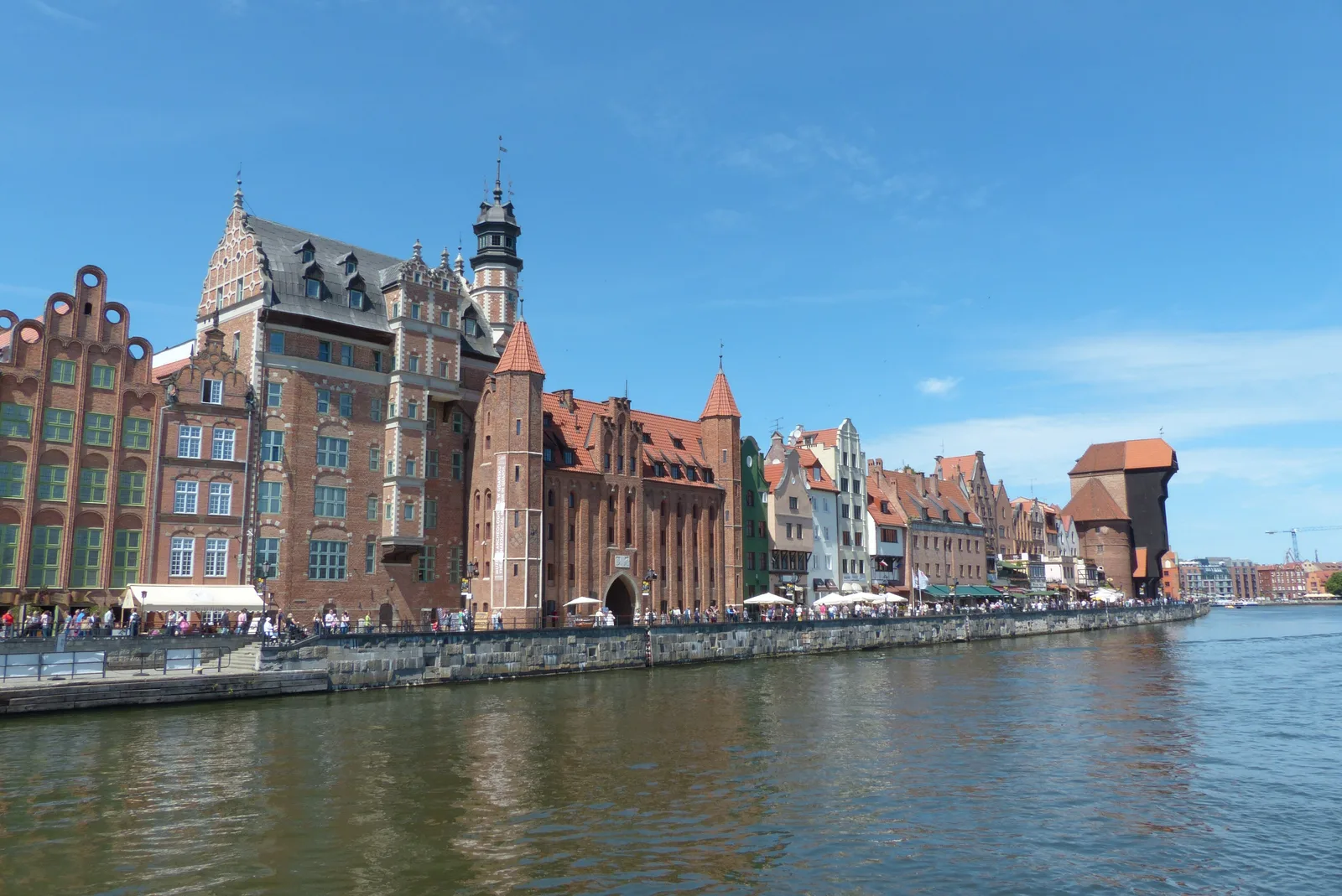 Gdańsk, Długie Pobrzeże i Motława
