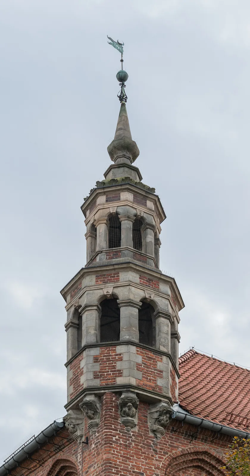 Turret of the old town hall in Toruń , Kuyavian-Pomeranian Voivodeship, Poland