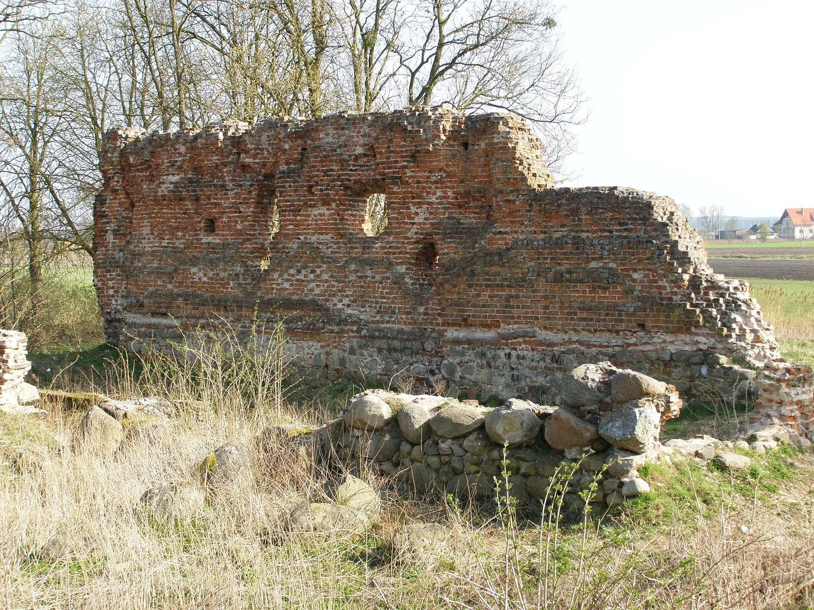 Ruins of the castle in Szubin