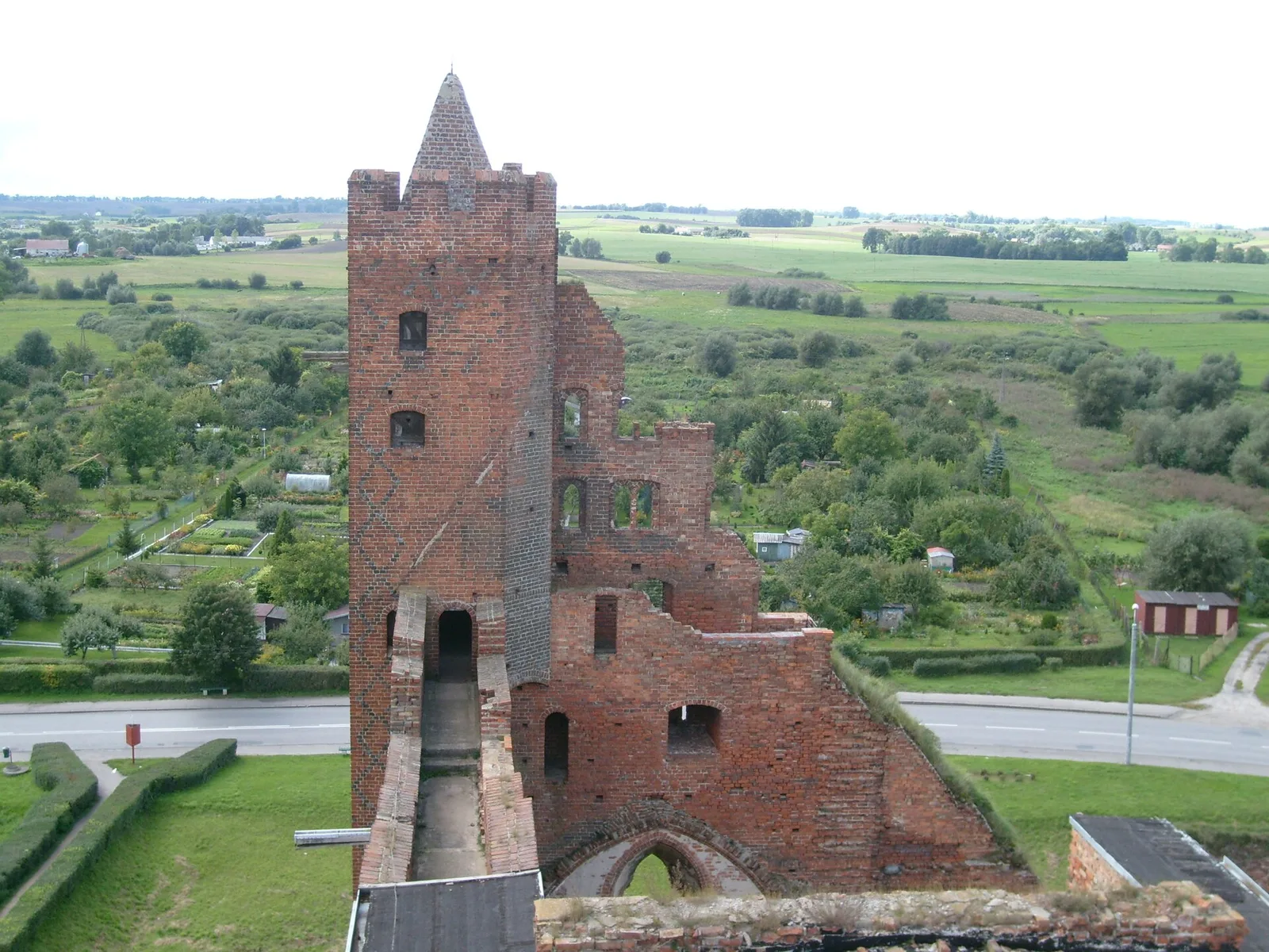 Teutonic Knights' Castle in Radzyn Chelminski