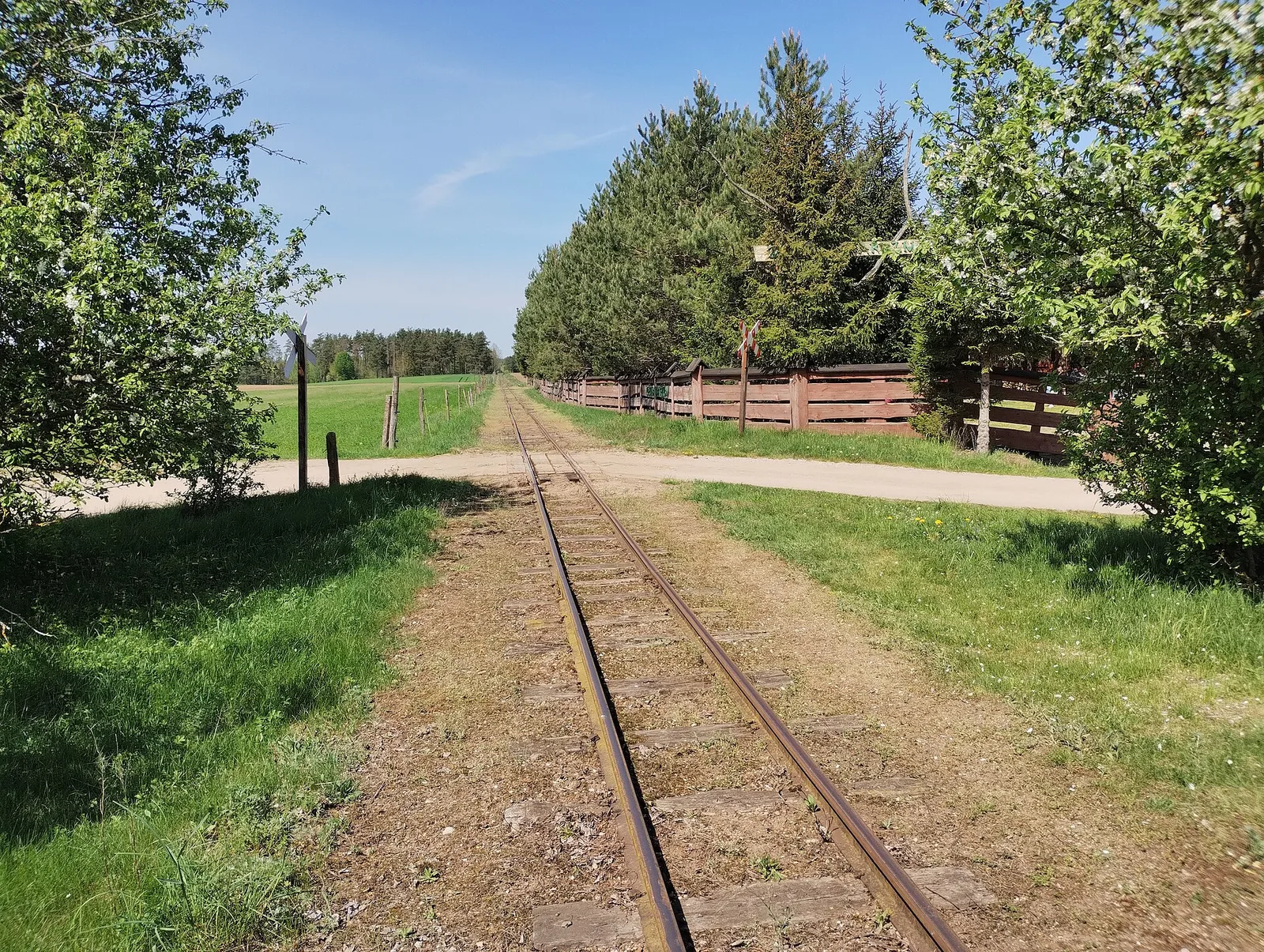 Krusznik stop of Wigry Narrow Gauge Railway.