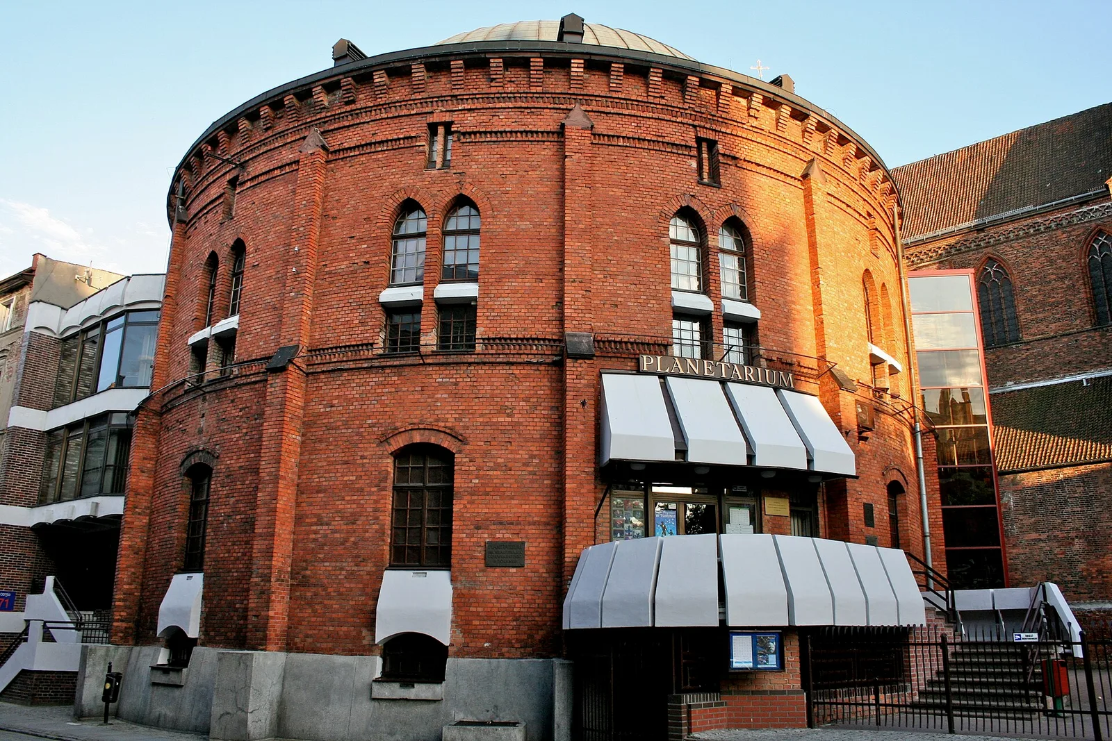 The Planetarium (former gas tank) in Torun, Poland