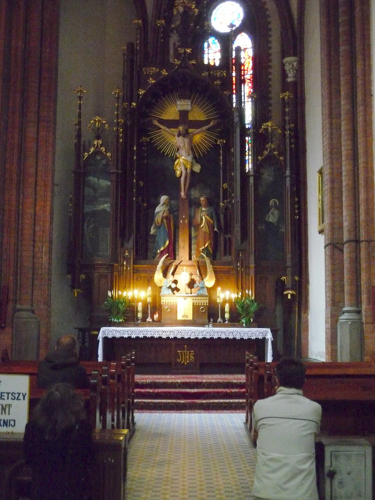 Białystok - the chapel of Crucifixion in the catholic cathedral of the Assumption of the Blessed Virgin Mary