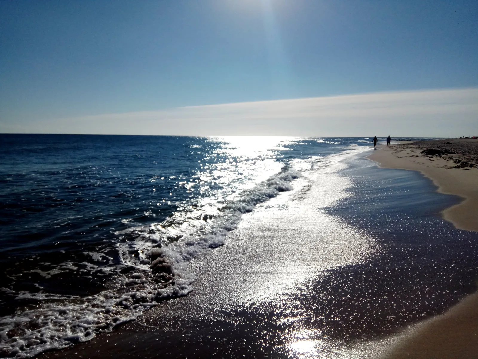Beach in Jastarnia (Poland)