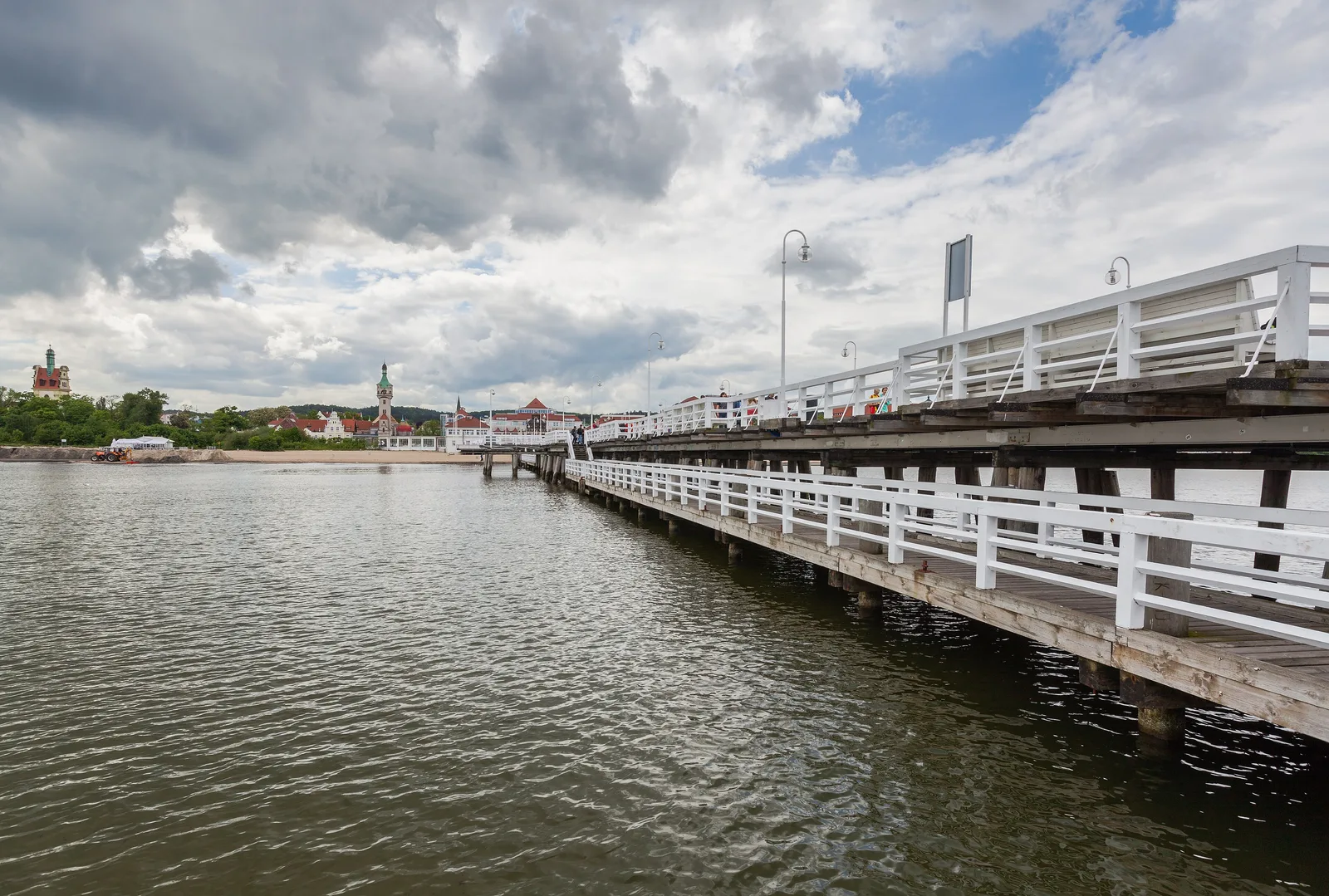 Promenade pier of Sopot, Poland