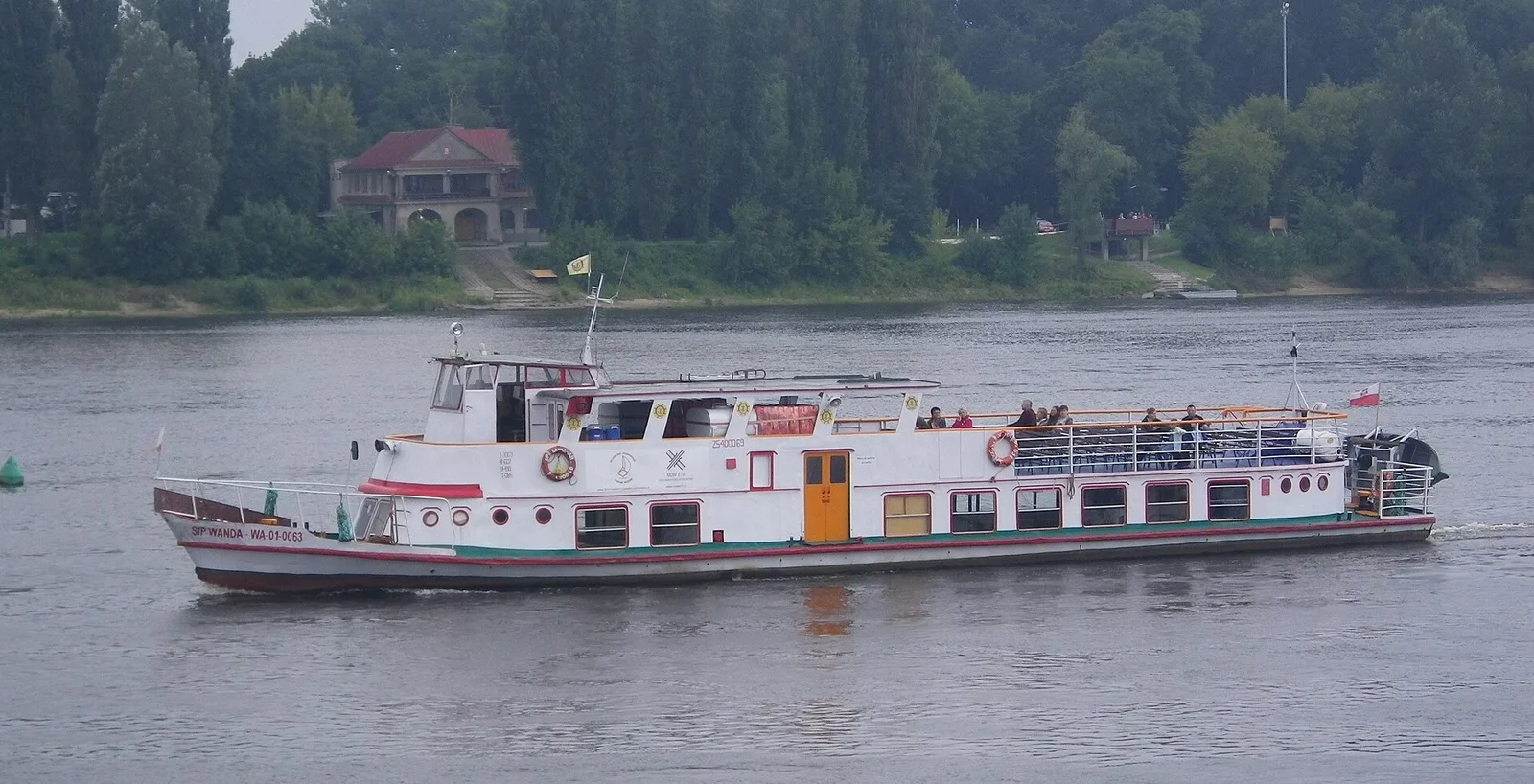 Wanda passenger ship (SP-150 class) in Toruń.