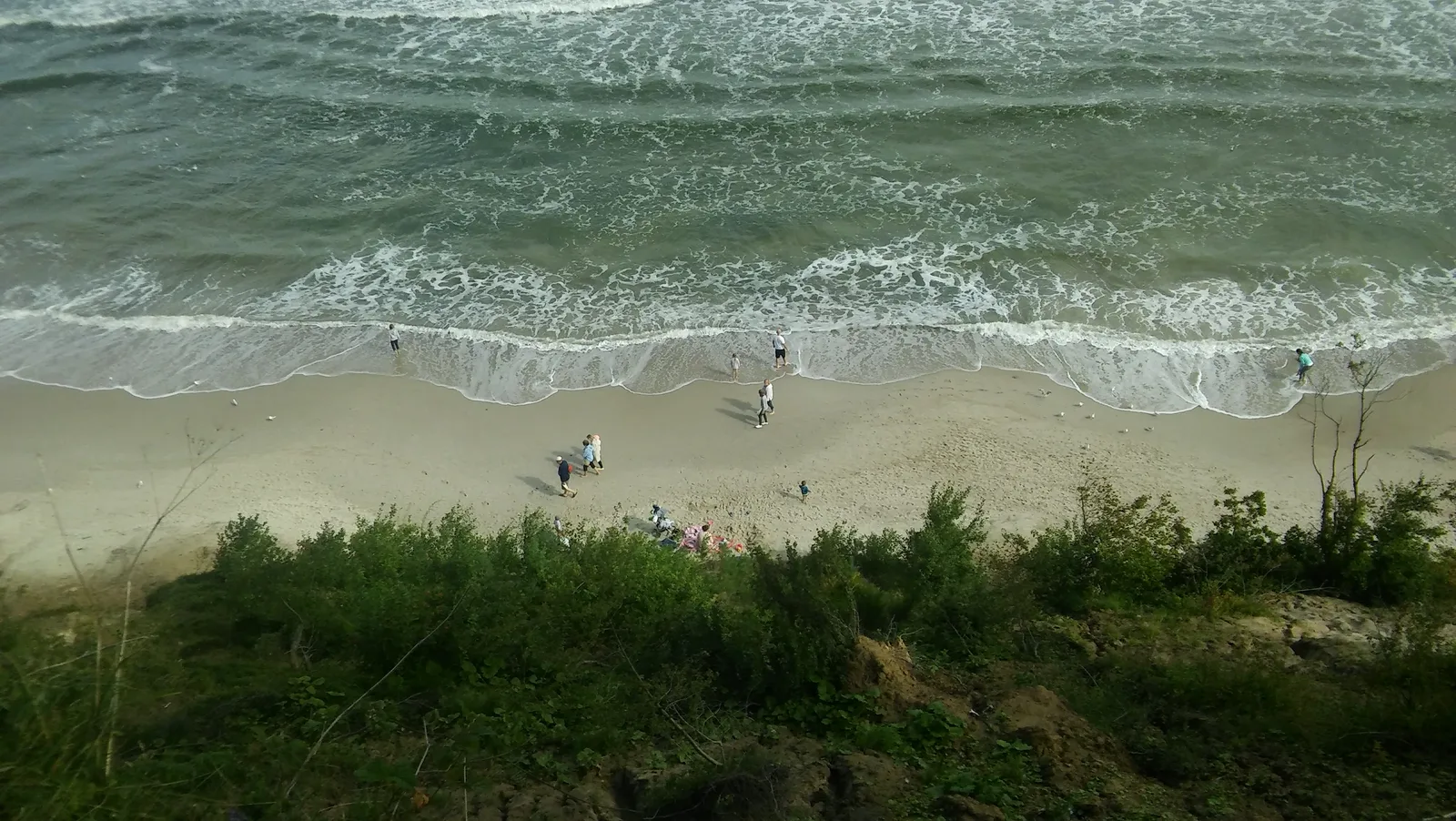 Beach in Jastrzębia Góra, August 2016