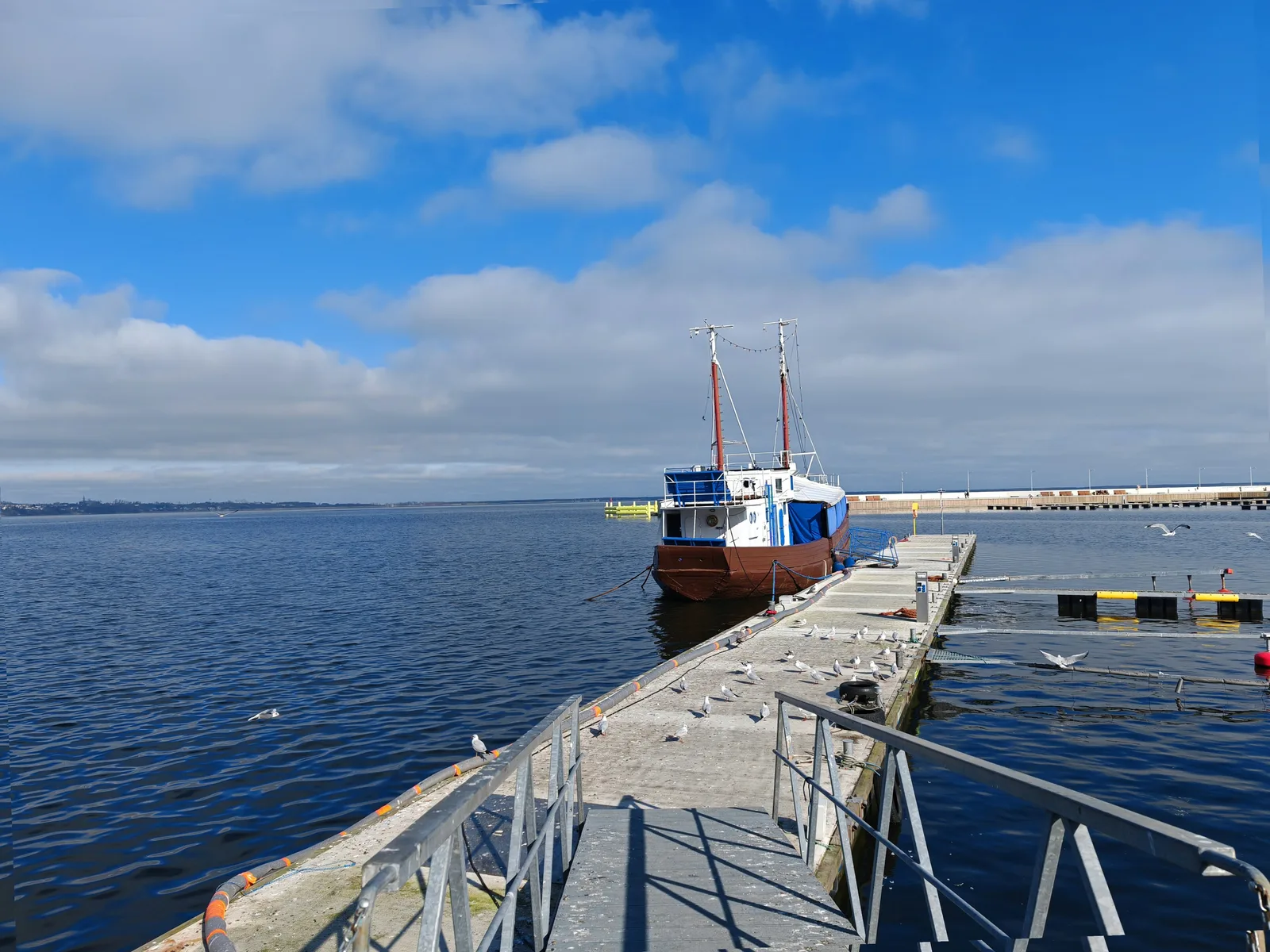 Pier in Puck, Poland