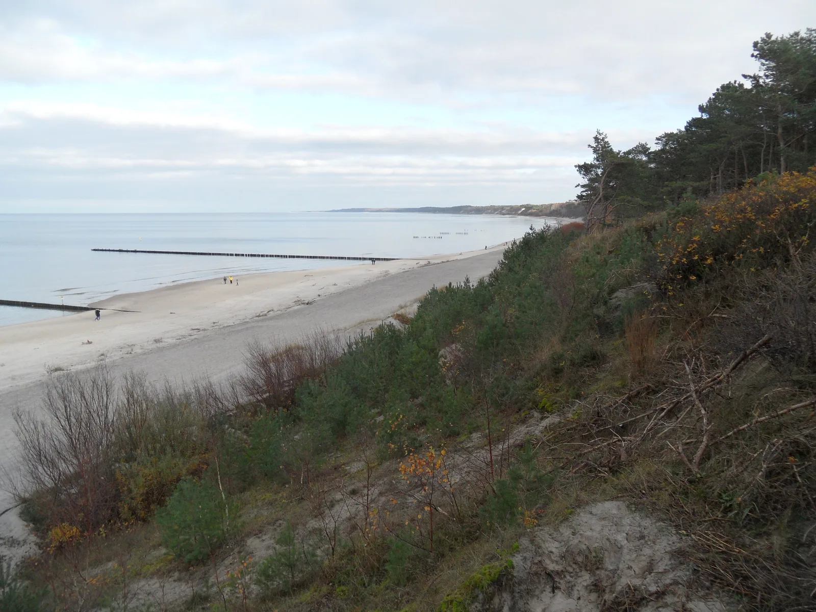 Plaża wschodnia w Ustce