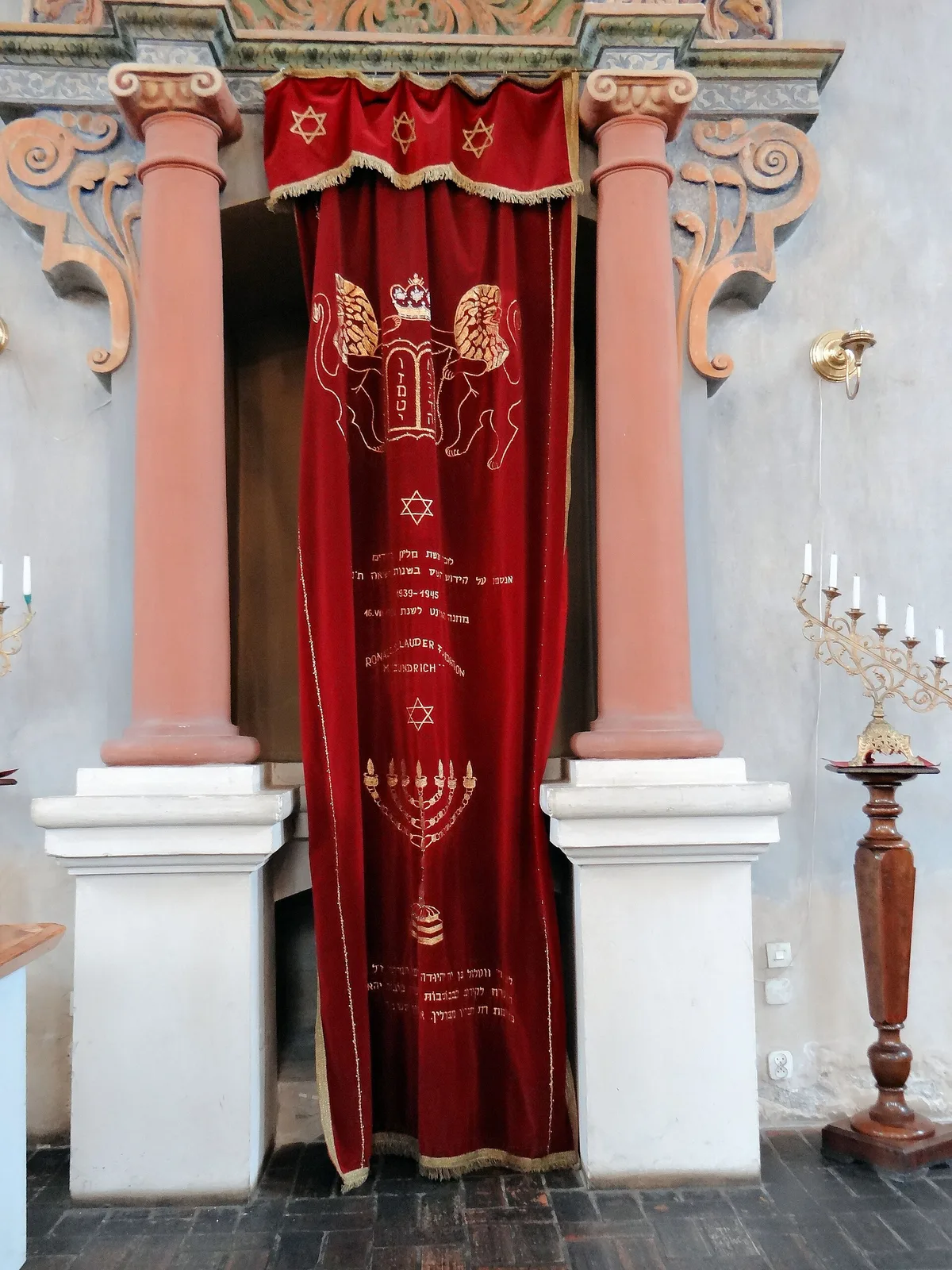 Interior of the Great Synagogue in Tykocin (museum)