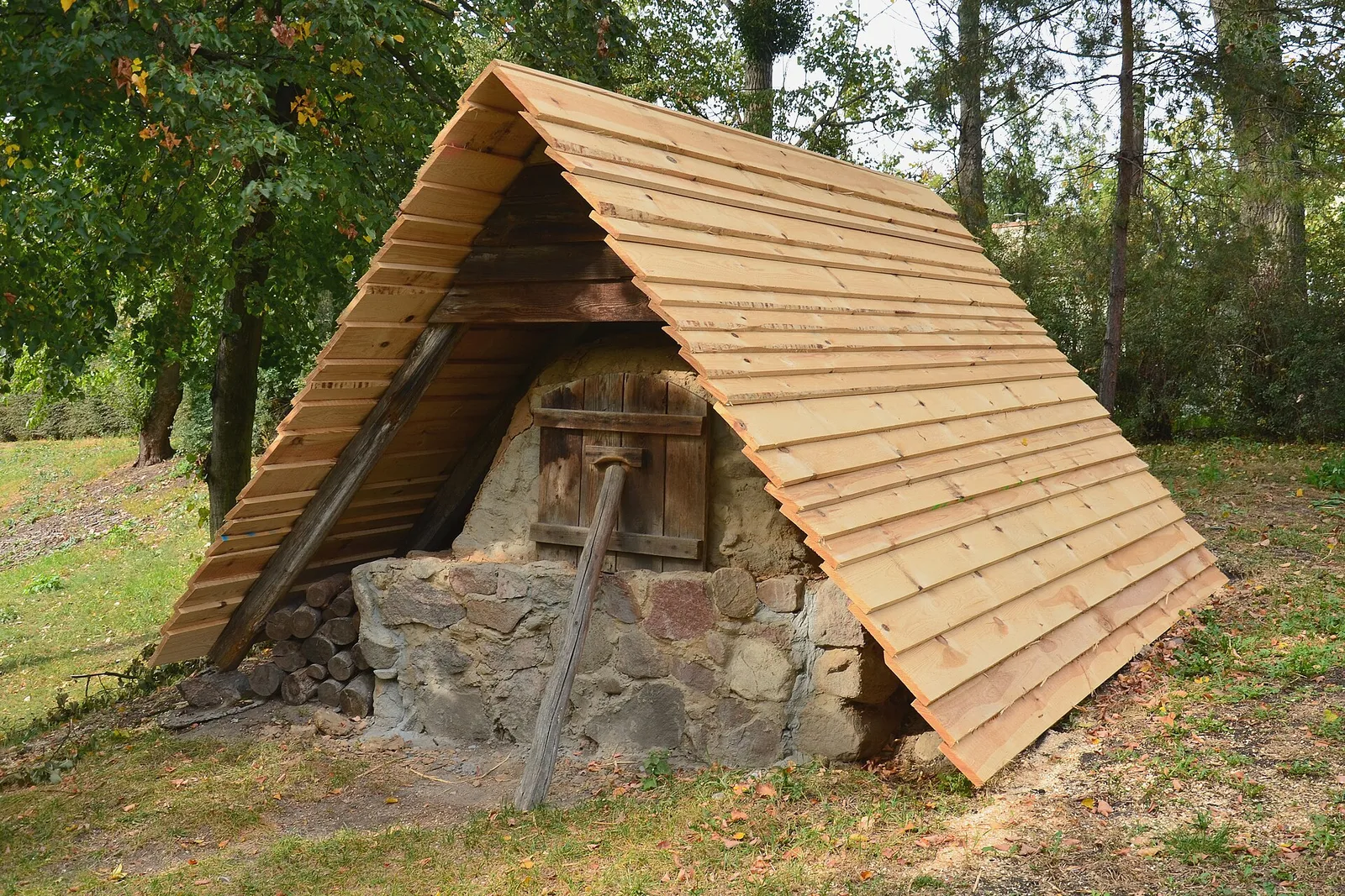 Rekonstrukcją pieca chlebowego z końca XIX w.