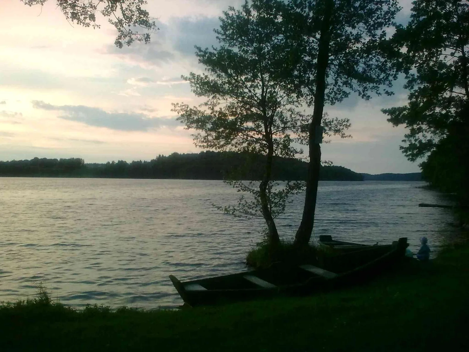 Hańcza Lake, Poland, view from Błaskowizna village