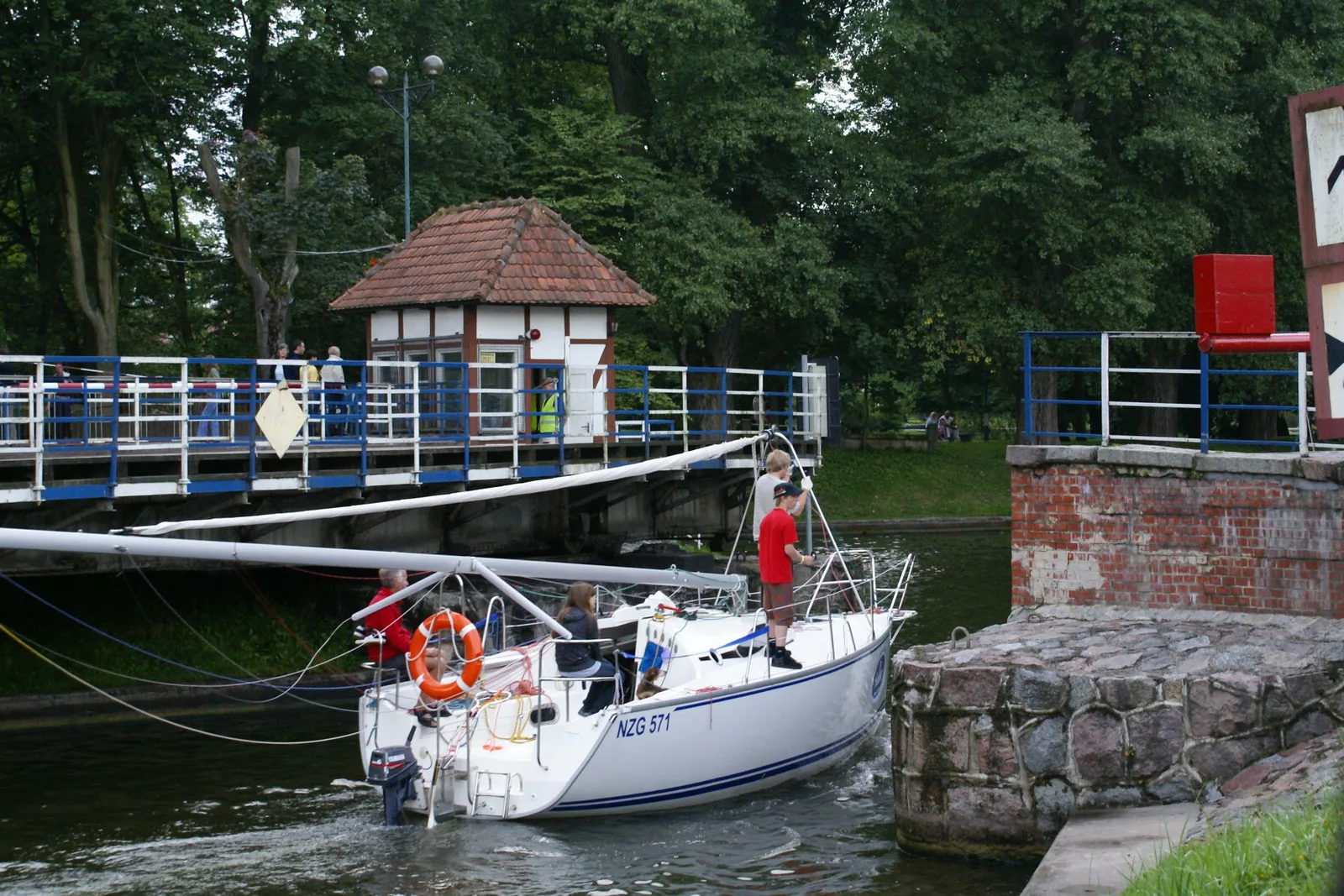 Giżycko, most obrotowy