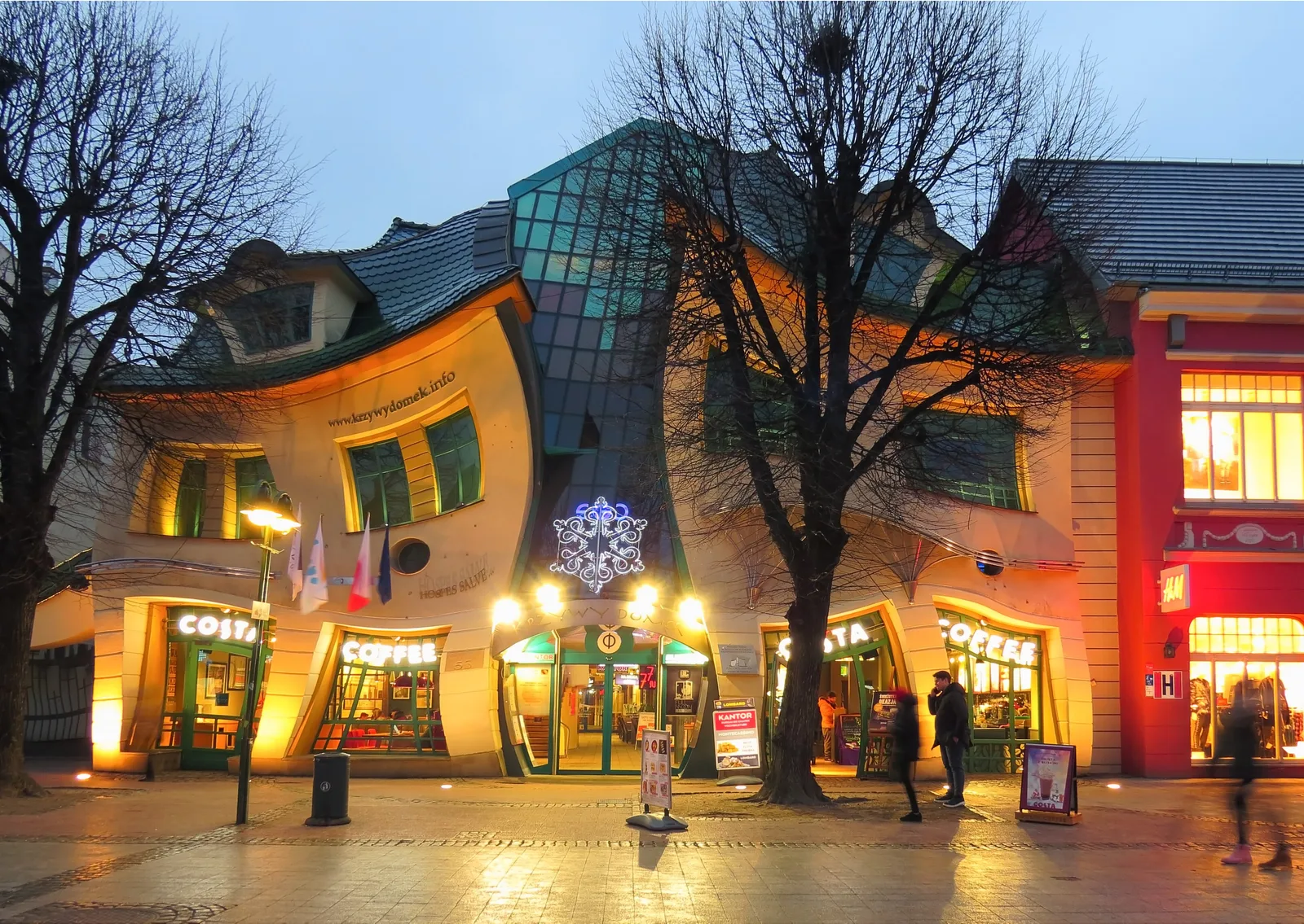 Crooked House in Sopot, Poland