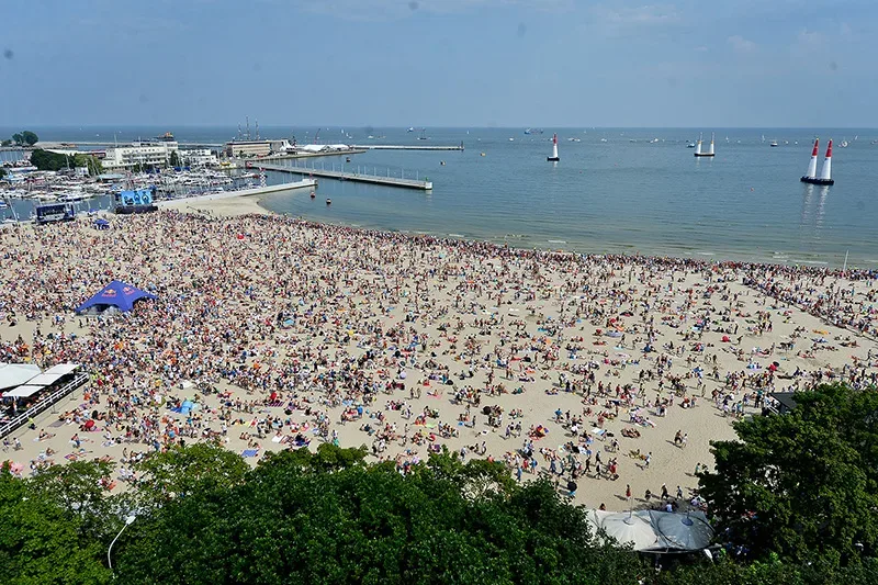 Plaża miejska w Gdyni