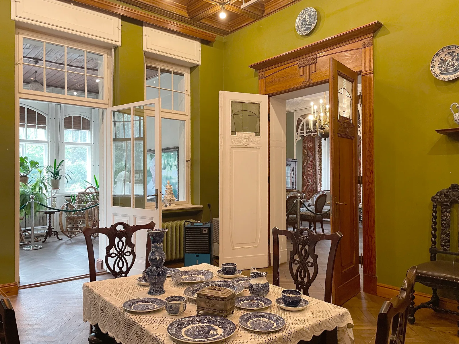 Dining room in the Sopot Museum (Poland).